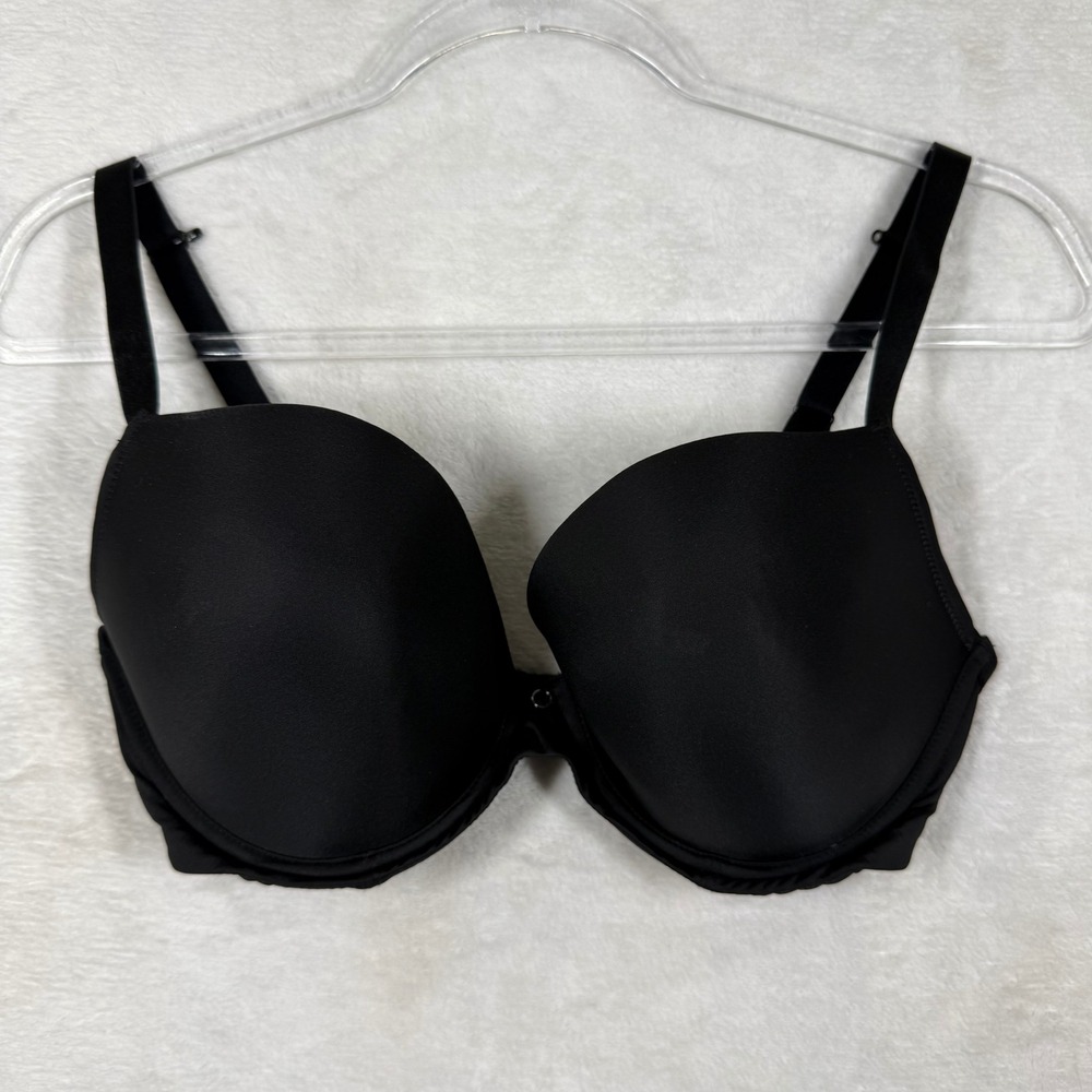 Cleo by Panache Faith 10666 Black Moulded Plunge Bra Womens UK 30FF US 30H